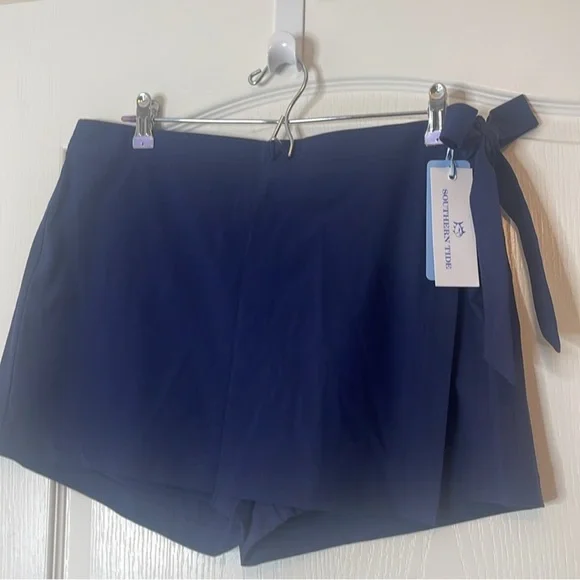 Southern Tide Jourdan Performance Skort Nautical Navy Blue Size 12 - Picture 5 of 16
